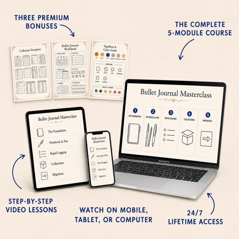 Everything included in the course